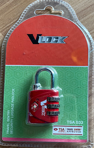 Khóa Vali số VLOCK -TSA 533